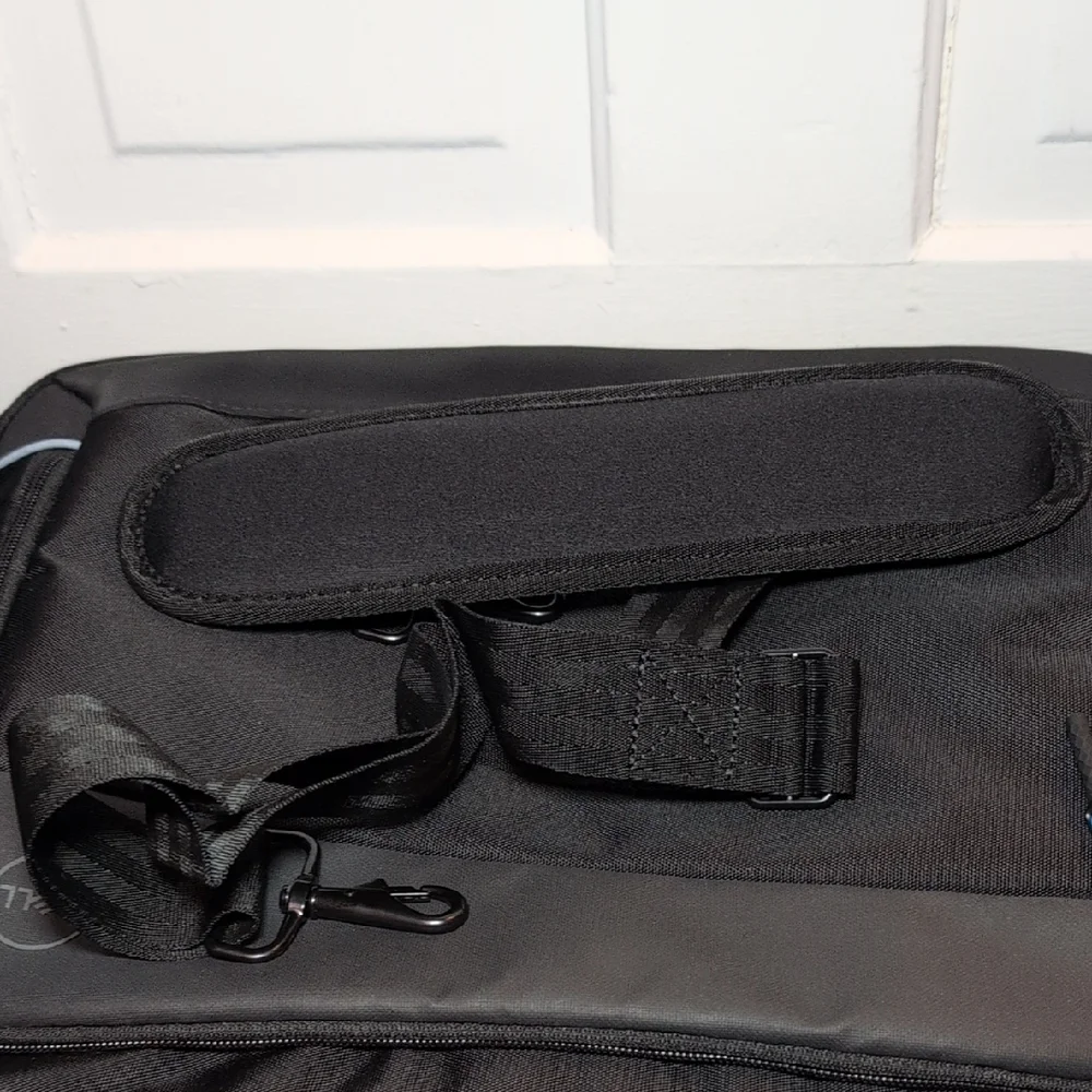Dell Men's Laptop Bag with Black and Blue Accents